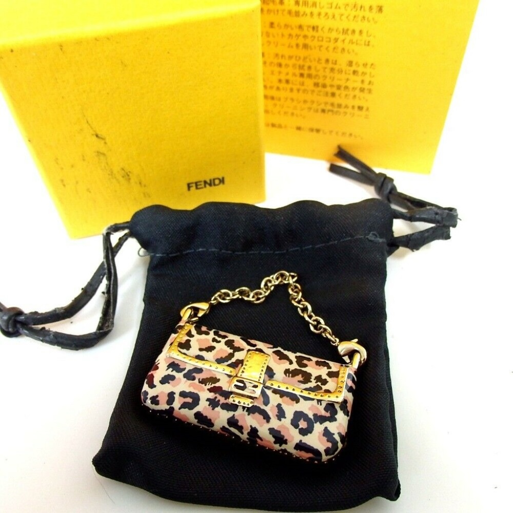 Auth Fendi Bag Charm